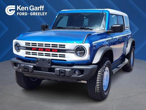 Velocity Blue Metallic 2026 Ford Bronco Heritage Edition