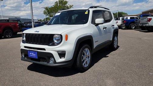 Alpine White Clearcoat 2021 Jeep Renegade Latitude
