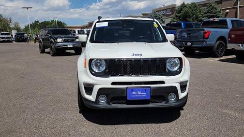Alpine White Clearcoat 2021 Jeep Renegade Latitude