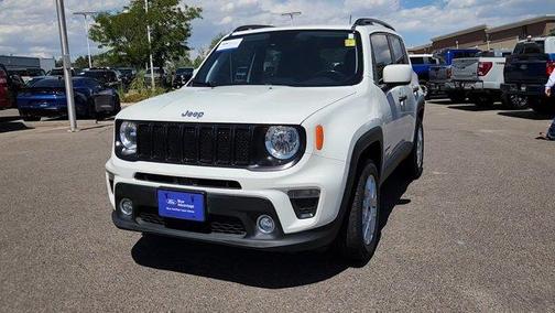 Alpine White Clearcoat 2021 Jeep Renegade Latitude