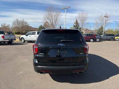 Shadow Black 2017 Ford Explorer sport