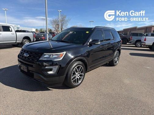 Shadow Black 2017 Ford Explorer sport