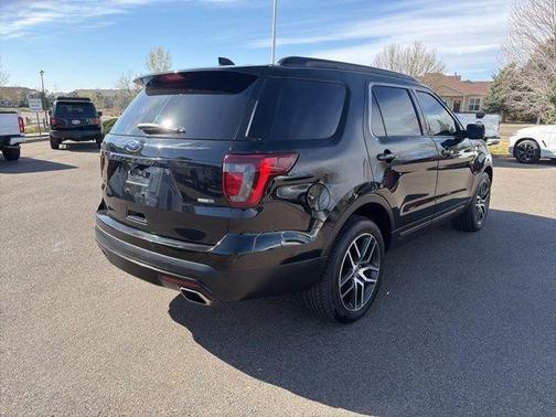 Shadow Black 2017 Ford Explorer sport