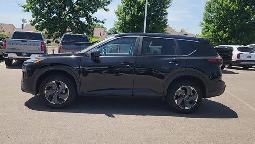 Super Black 2025 Nissan Rogue SV
