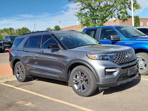 Gray Metallic 2024 Ford Explorer XLT