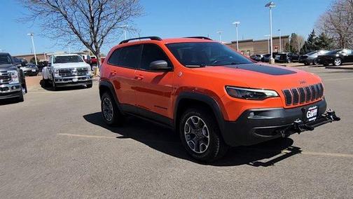 Spitfire Orange Clearcoat 2021 Jeep Cherokee Trailhawk
