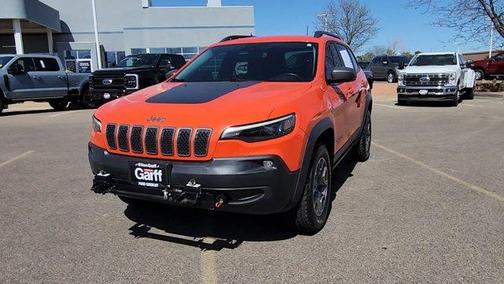 Spitfire Orange Clearcoat 2021 Jeep Cherokee Trailhawk