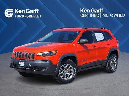 Spitfire Orange Clearcoat 2021 Jeep Cherokee Trailhawk