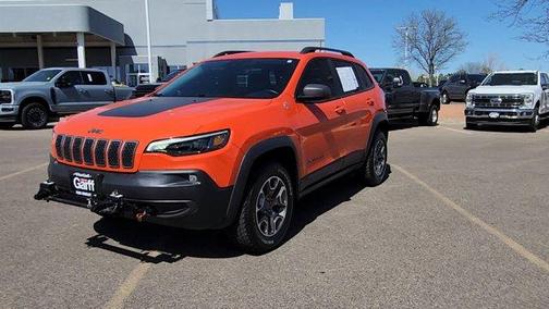Spitfire Orange Clearcoat 2021 Jeep Cherokee Trailhawk