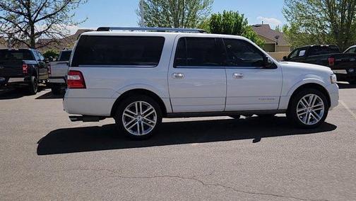 White Platinum Clearcoat Metallic 2015 Ford Expedition EL Platinum