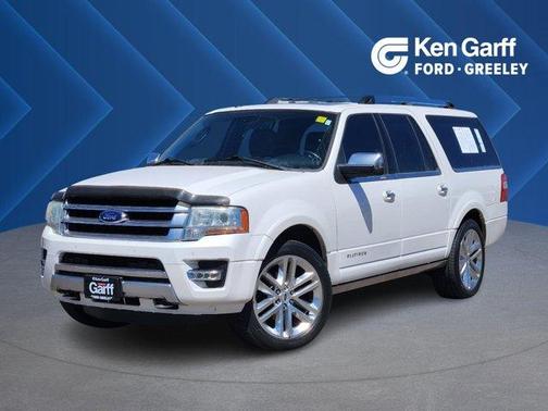 White Platinum Clearcoat Metallic 2015 Ford Expedition EL Platinum