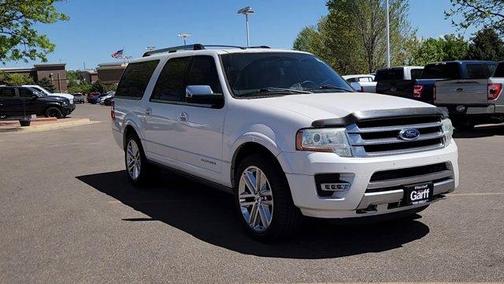 White Platinum Clearcoat Metallic 2015 Ford Expedition EL Platinum