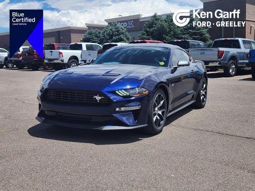 Kona Blue Metallic 2020 Ford Mustang EcoBoost Premium