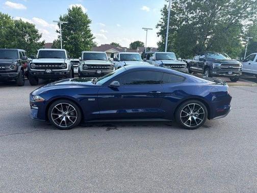 Kona Blue Metallic 2020 Ford Mustang EcoBoost Premium