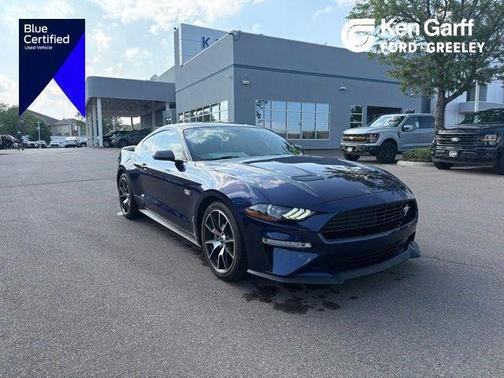 Kona Blue Metallic 2020 Ford Mustang EcoBoost Premium