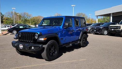 Hydro Blue Pearlcoat 2023 Jeep Wrangler Sport