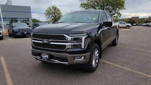 Agate Black Metallic 2025 Ford F-150 King Ranch