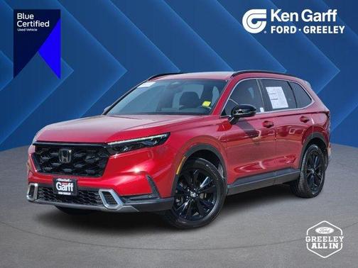 Radiant Red Metallic 2025 Honda CR-V Hybrid Sport Touring