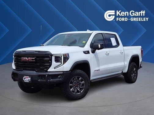 Summit White 2025 GMC Sierra 1500 AT4X