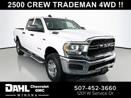 Bright White Clearcoat 2021 RAM 2500 Tradesman Crew Cab 4x4 6'4' Box