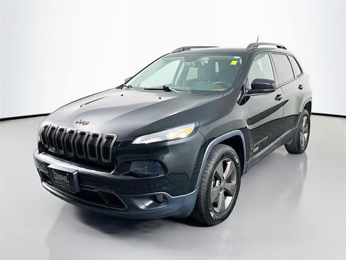 Brilliant Black Crystal Pearlcoat 2016 Jeep Cherokee 75th Anniversary