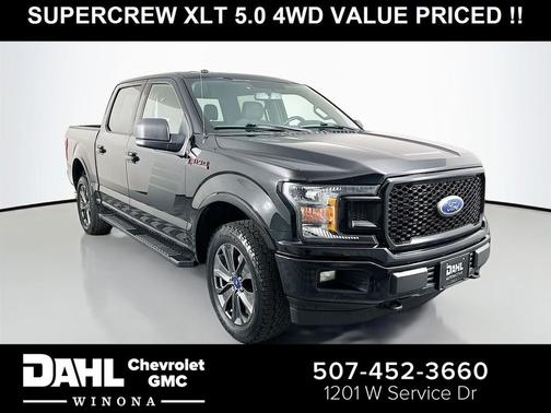 Shadow Black 2018 Ford F-150 XLT