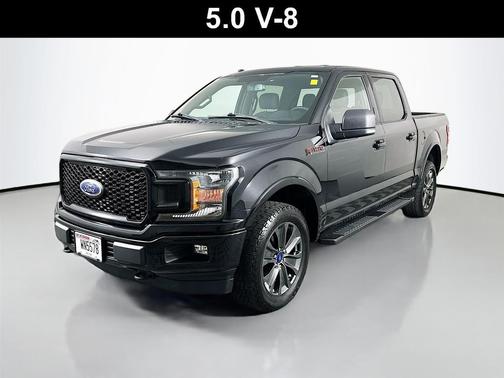Shadow Black 2018 Ford F-150 XLT