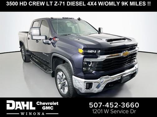 Dark Ash Metallic 2024 Chevrolet Silverado 3500 LT