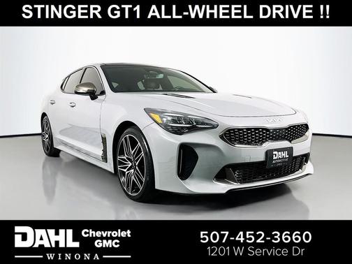 Ceramic Silver 2022 Kia Stinger GT1