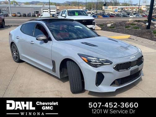 Ceramic Silver 2022 Kia Stinger GT1