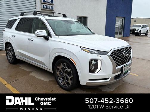 Hyper White 2021 Hyundai PALISADE Calligraphy