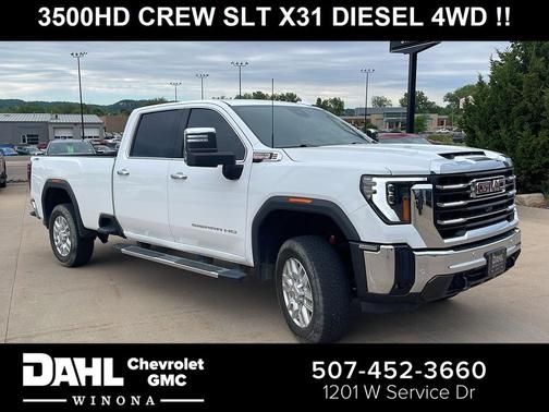 Summit White 2024 GMC Sierra 3500 SLT