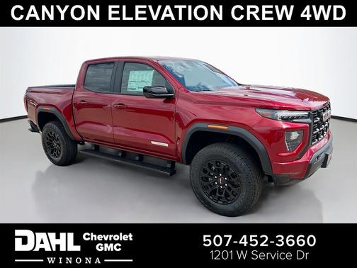 Volcanic Red Tintcoat 2026 GMC Canyon Elevation