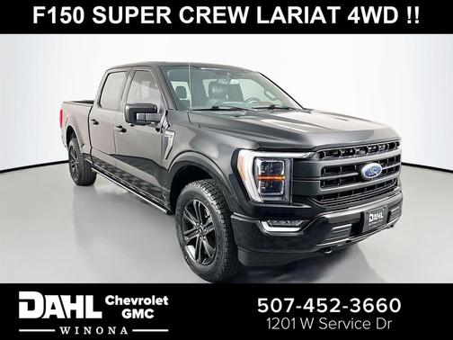 Agate Black 2021 Ford F-150 Lariat