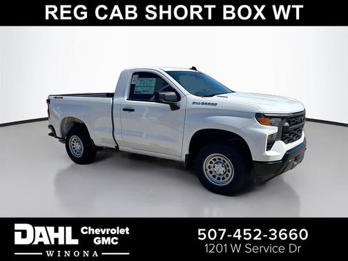 Summit White 2025 Chevrolet Silverado 1500 WT