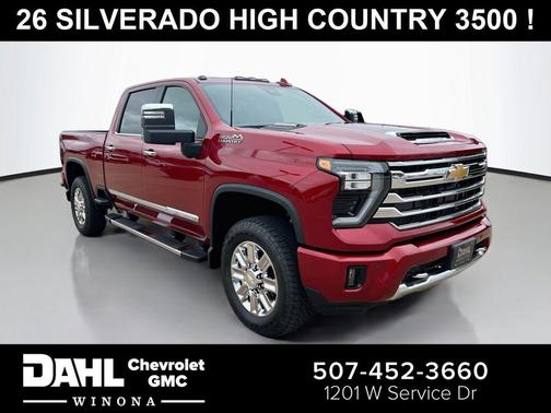 Radiant Red Tintcoat 2026 Chevrolet Silverado 3500 High Country