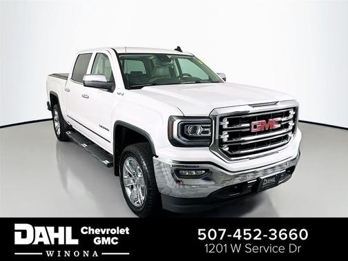 White Frost Tricoat 2018 GMC Sierra 1500 SLT