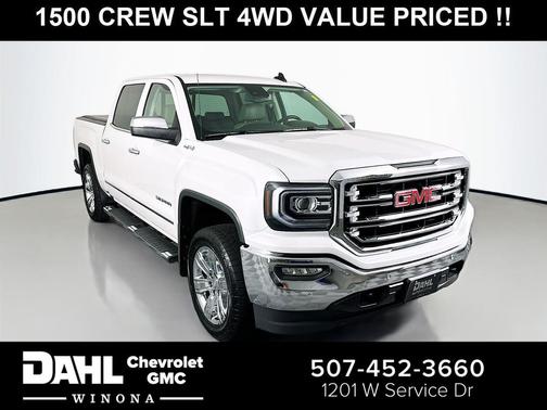 White Frost Tricoat 2018 GMC Sierra 1500 SLT