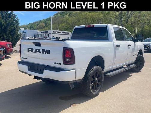 Bright White Clearcoat 2025 RAM 2500 Big Horn Crew Cab 4x4 6'4' Box