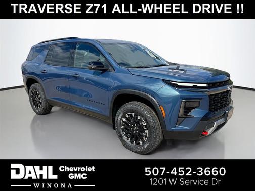 Lakeshore Blue Metallic 2026 Chevrolet Traverse AWD Z71