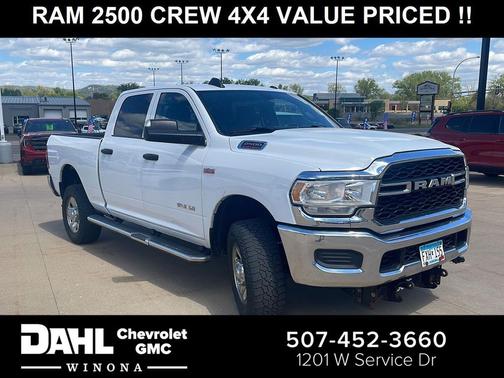 Bright White Clearcoat 2021 RAM 2500 Tradesman Crew Cab 4x4 6'4' Box