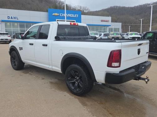 Bright White Clearcoat 2023 RAM 1500 Classic Warlock Quad Cab 4x4 6'4' Box