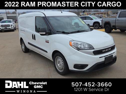 Bright White 2022 RAM ProMaster City Tradesman