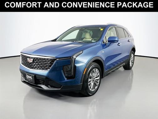 Deep Sea Metallic 2024 Cadillac XT4 Premium Luxury