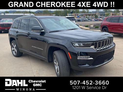 Diamond Black Crystal Pearlcoat 2022 Jeep Grand Cherokee 4xe Base
