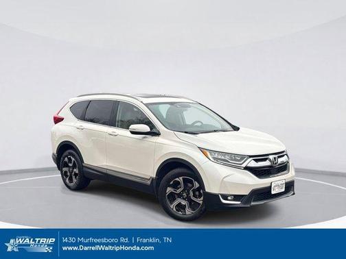 White Diamond Pearl 2018 Honda CR-V Touring