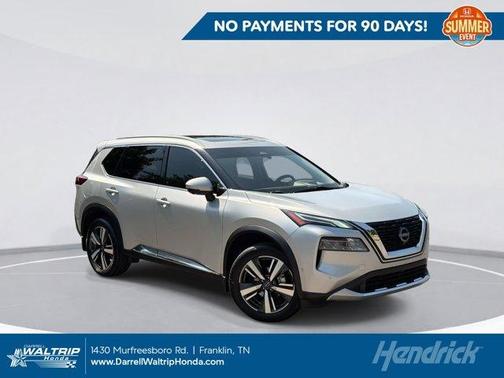 Brilliant Silver Metallic 2023 Nissan Rogue Platinum