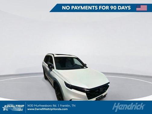 Platinum White Pearl 2024 Honda CR-V Hybrid Sport Touring