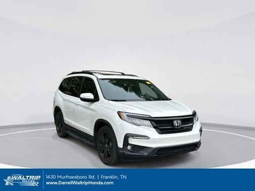 Platinum White Pearl 2021 Honda Pilot Black Edition