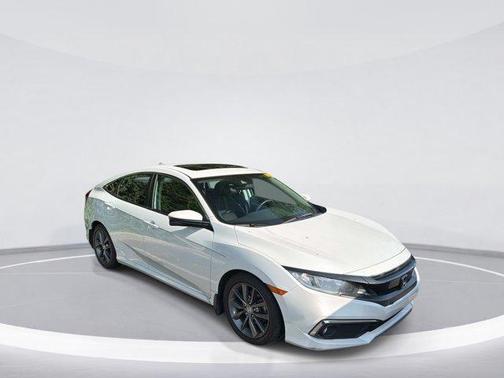 Platinum White Pearl 2020 Honda Civic EX